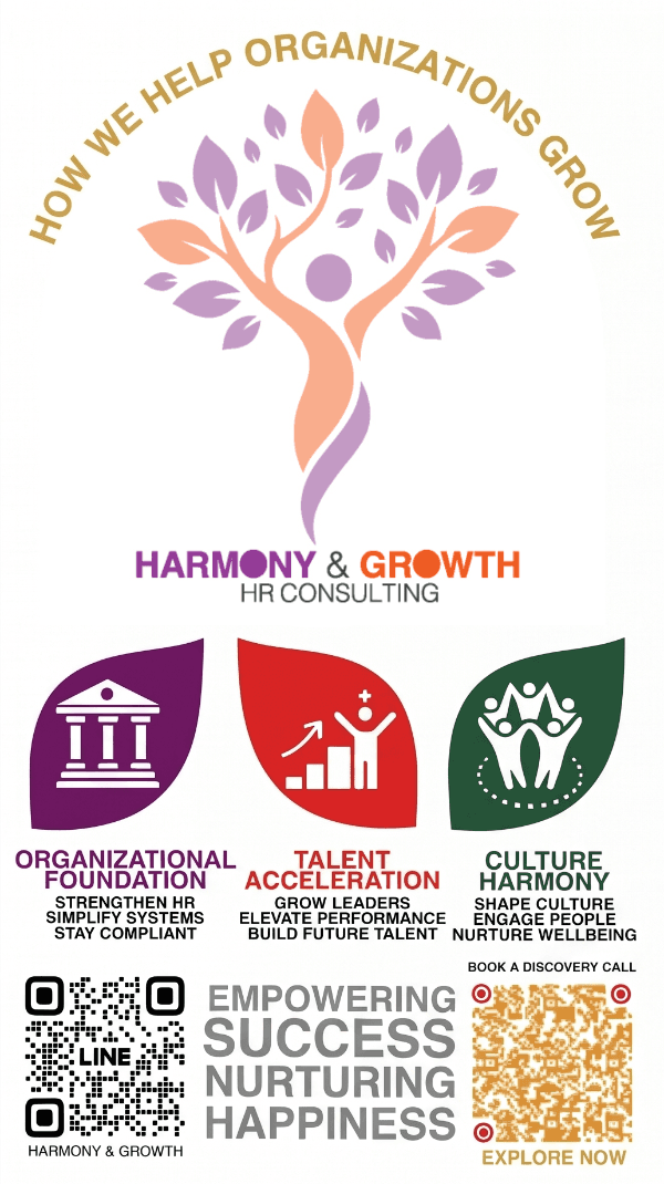 How Harmony & Growth helps organizations grow, with LINE and contact QR codes
